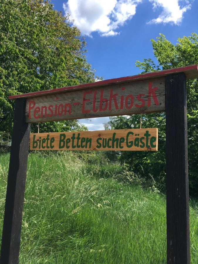 Pension Elbkiosk Kleinzadel 外观 照片