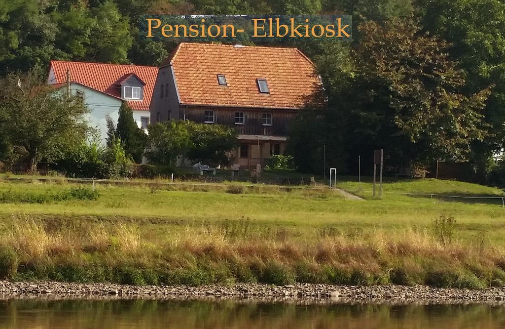 Pension Elbkiosk Kleinzadel 外观 照片