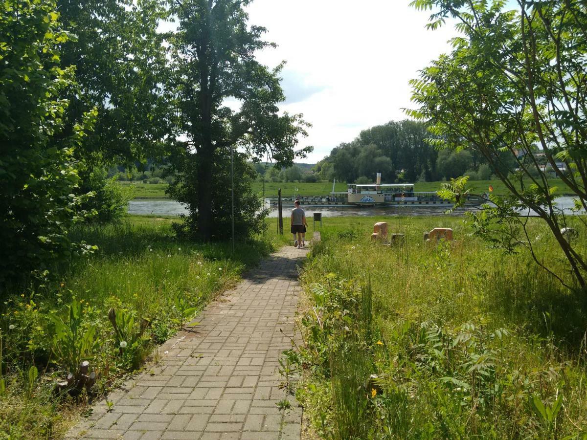 Pension Elbkiosk Kleinzadel 外观 照片